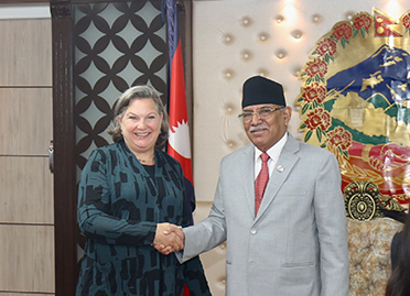 US Under Secretary Nuland in Kathmandu