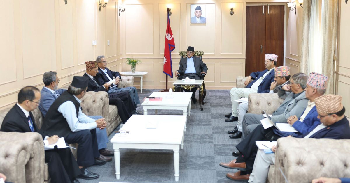 PM Prachanda consults experts and political leaders ahead of China visit
